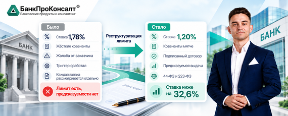 Лимит есть. Но пользоваться им стало слишком дорого. Как мы перенесли его в другой банк и снизили ставку на 32,6%